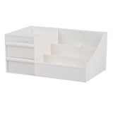 Livingandhome Plastic Makeup Storage Box Large 32.3cm W, UK version