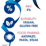 Peroni Nastro Azzurro Gluten Free Beer Lager Bottles   4 x 330ml - McGrocer