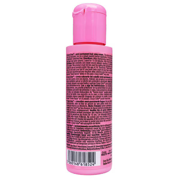 Crazy Color semi permanent hair dye Hot Purple - British product