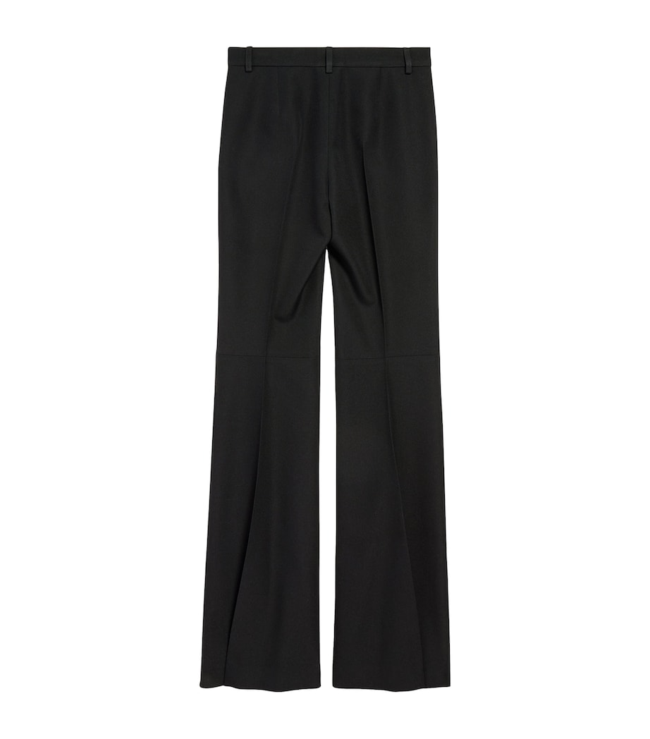 Balenciaga wool flared trousers - British product