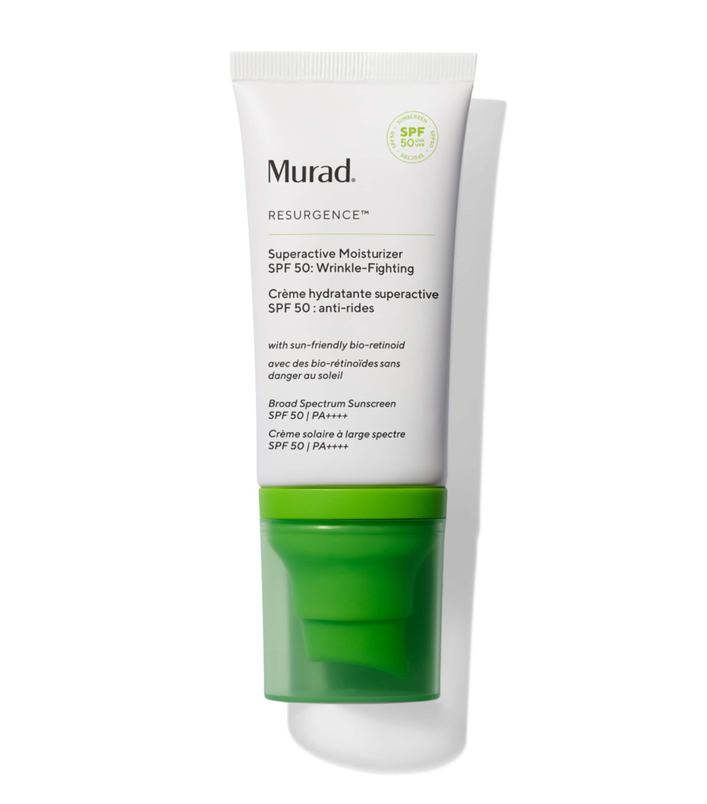 Murad Superactive Moisturizer SPF 50 Wrinkle-Fighting 50ml, imported from the UK