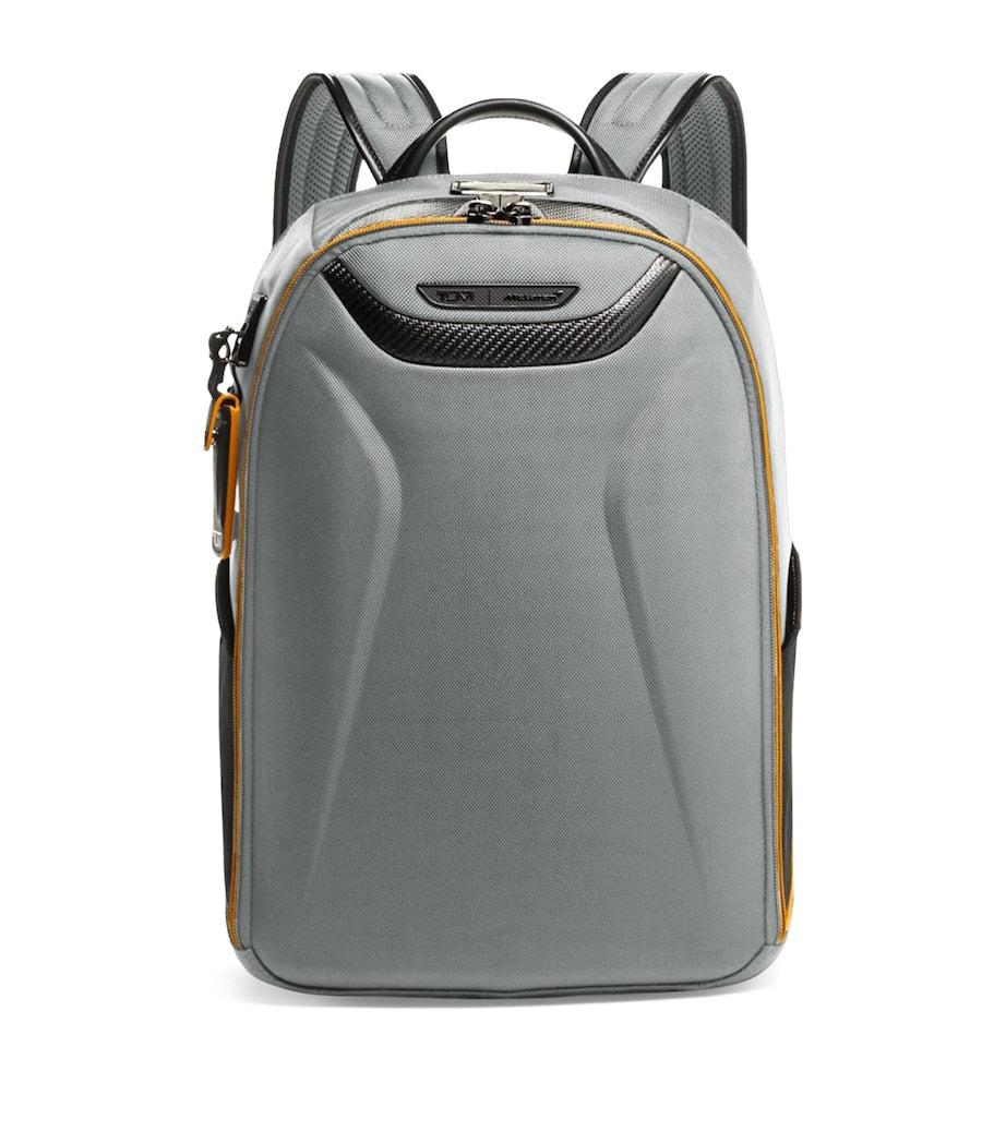 Sleek Backpack with Carbon Fibre Accents and USB Port, 43cm x 30.5cm x 14cm