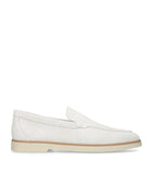 Premium Suede Loafers with Rubber Sole, Made in Italy