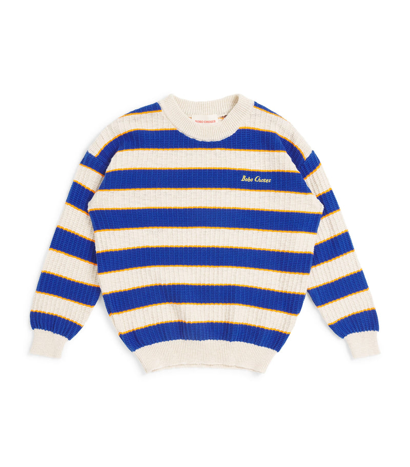 Bobo Choses cotton stripe sweater children's 6-7 years - British product