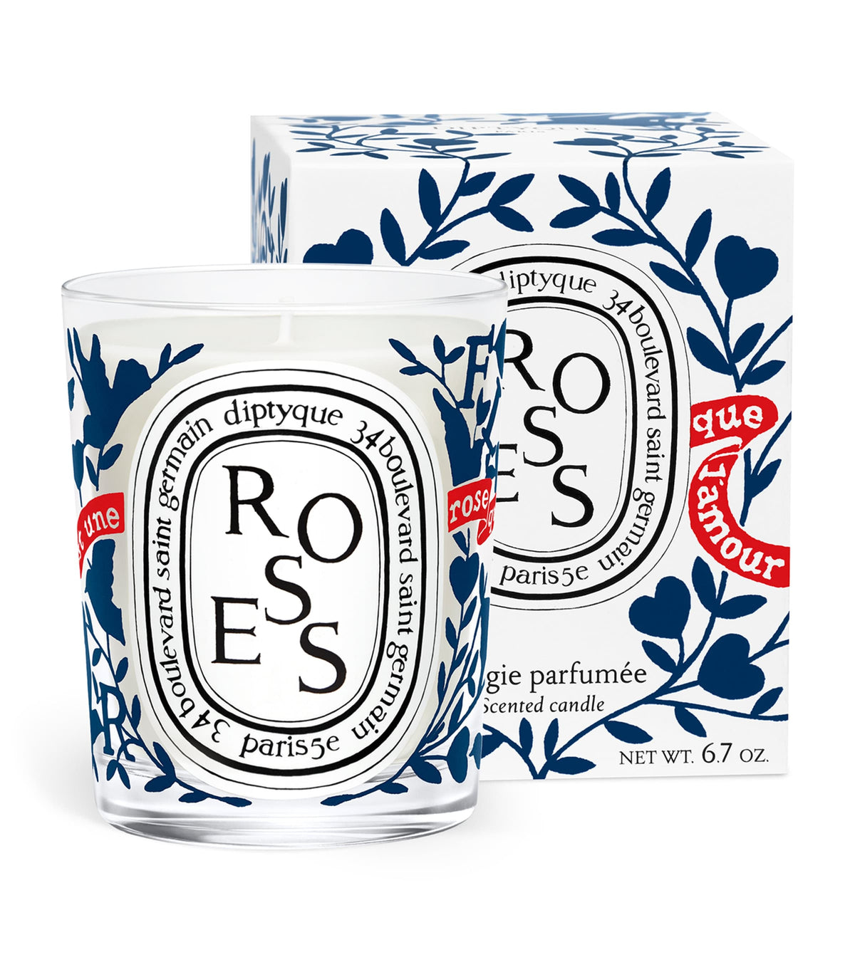 Diptyque Roses Classic Candle (190g)
