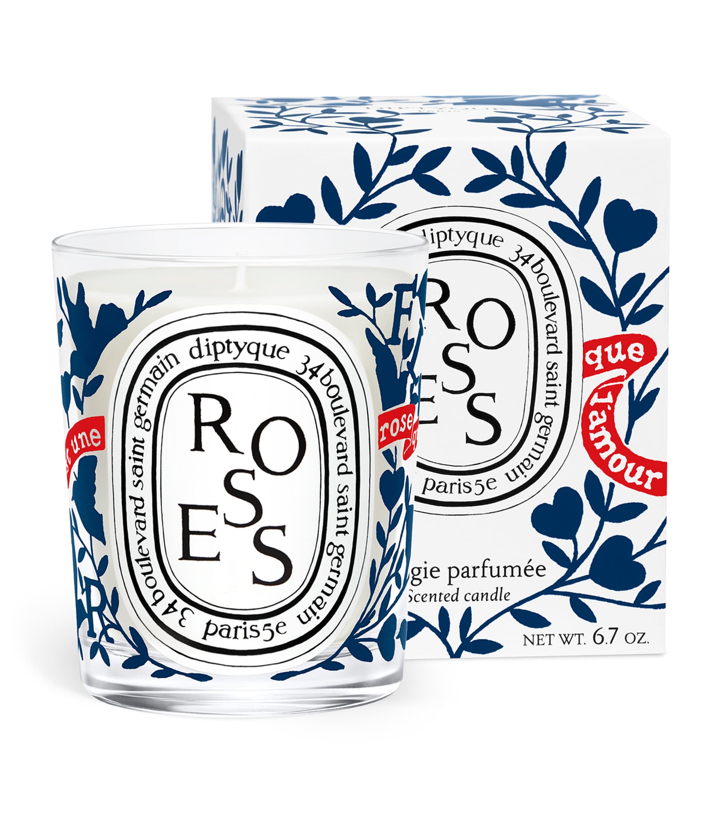 Diptyque Roses Classic Candle (190g)