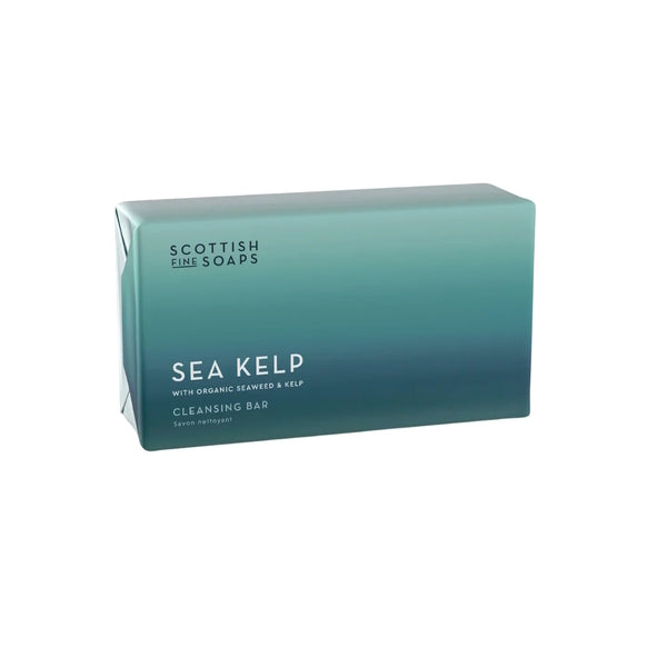 Scottish Fine Soaps Sea Kelp Cleansing Bar 220g (British brand)