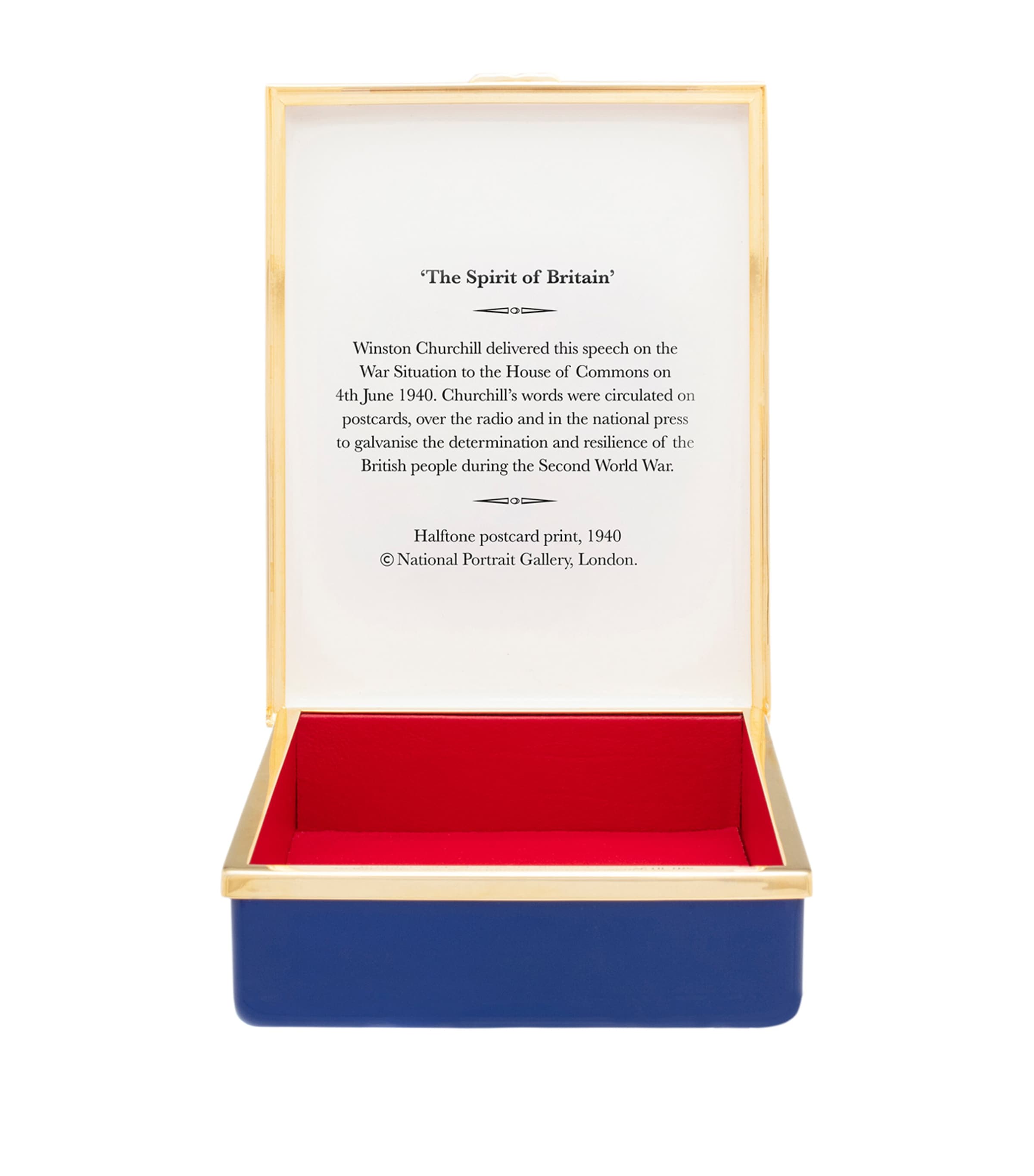 Halcyon Days Enamel Sir Winston Churchill Box