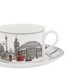 Halcyon Days London Icons teacup and saucer set, UK version