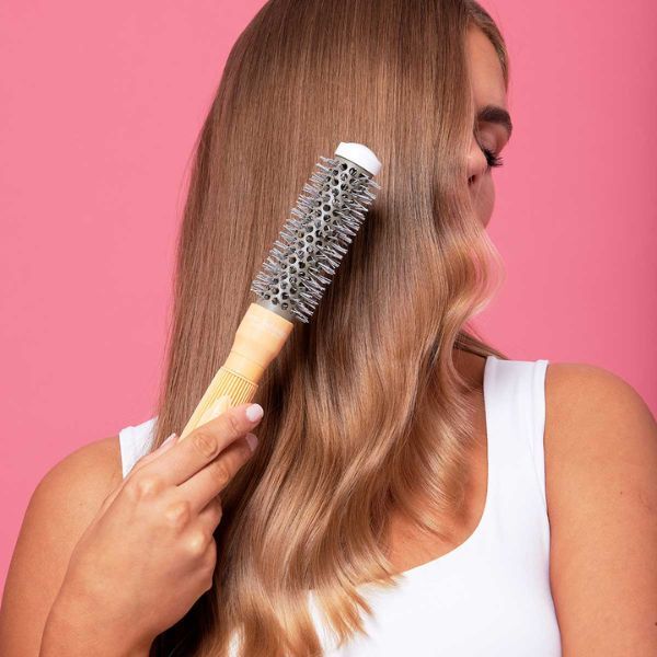 FARO hair brush ceramic barrel 25mm - British product