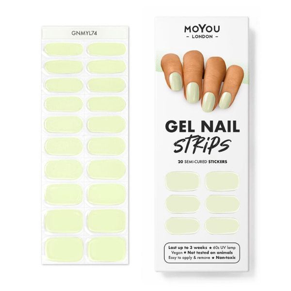 MoYou London gel nail strip Mint To Be, imported from the UK