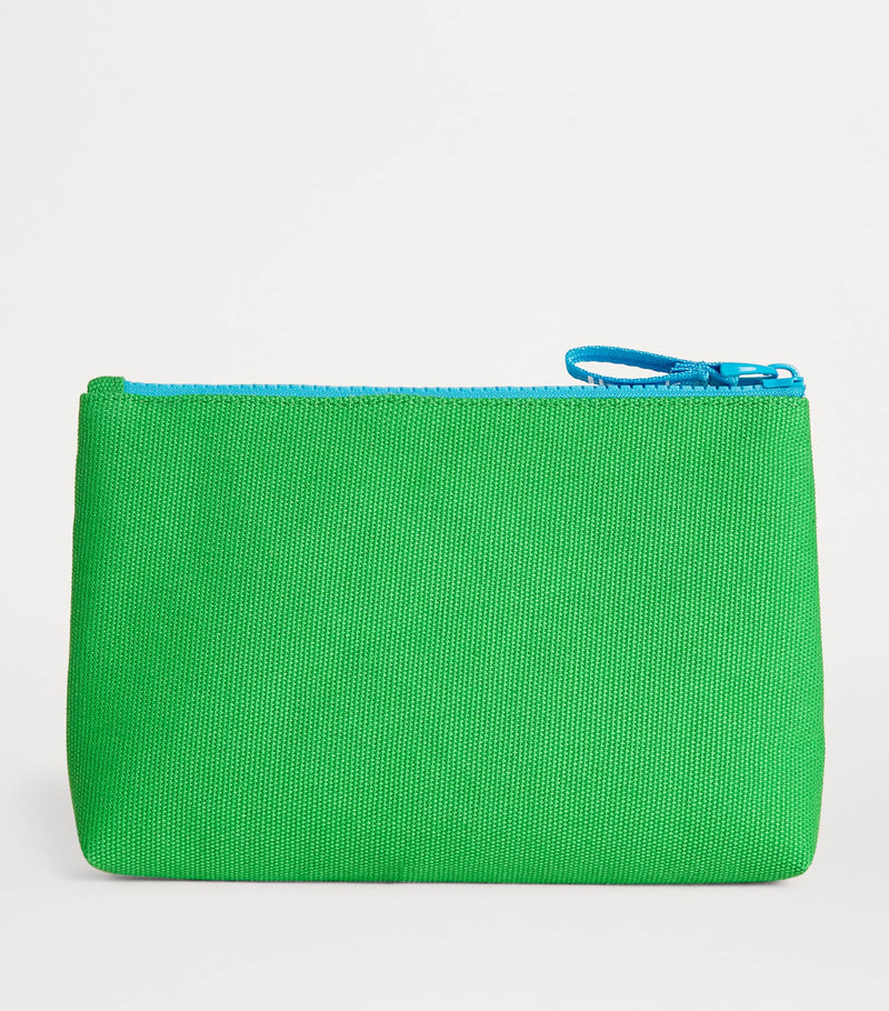 Harrods Small Cotton Logo Pouch, UK version
