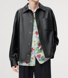 LOEWE Leather Anagram Overshirt, UK version