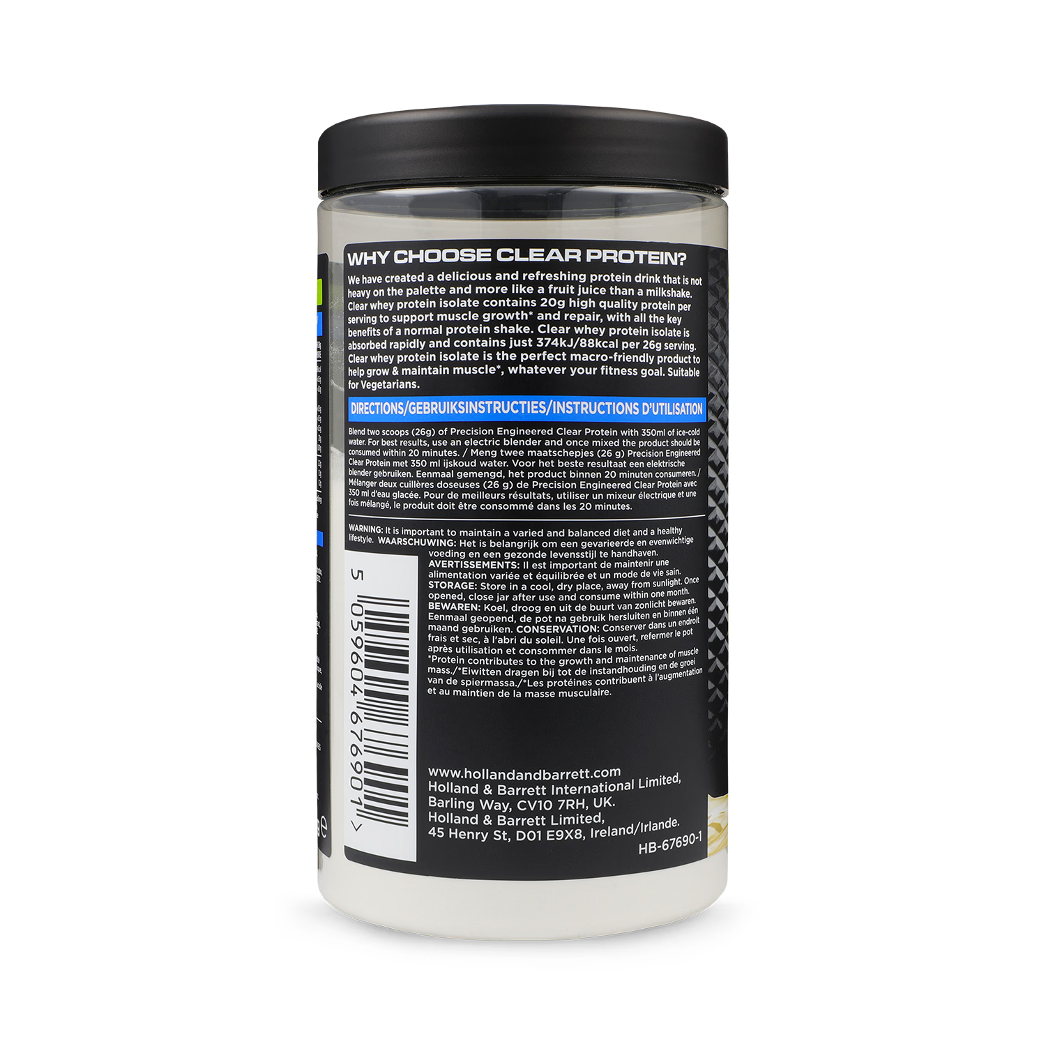 Precision Engineered Clear Whey Protein Lemonade 364g - British product