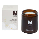 Holistic London Scented Candle Bergamot Wild Flowers 180ml, UK version