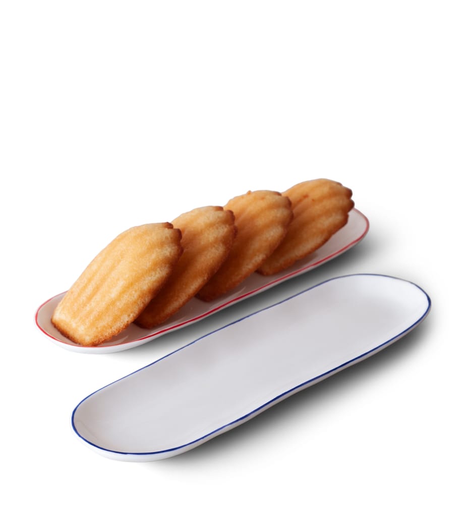 Feldspar small cobalt oblong serving dish 23cm - British product