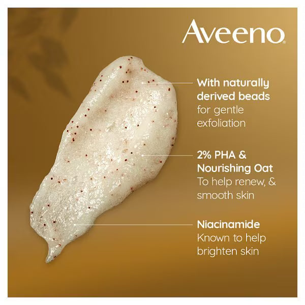 Aveeno Skin Renewal Gentle Scrub 200ml - British product
