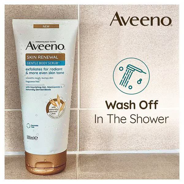 Aveeno Skin Renewal Gentle Scrub 200ml - British product
