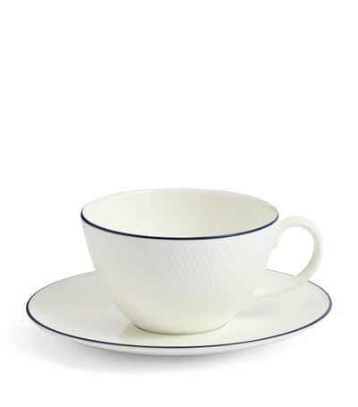 Wedgwood Bone China Gio Teacup and Saucer Set