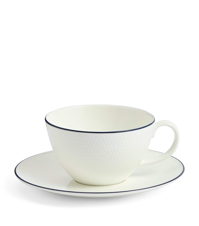 Wedgwood Bone China Gio Teacup and Saucer Set