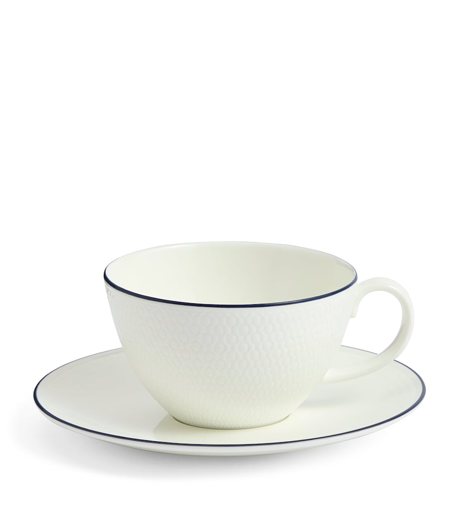 Wedgwood Bone China Gio Teacup and Saucer Set