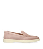 Santoni suede Detroit loafers (British brand)