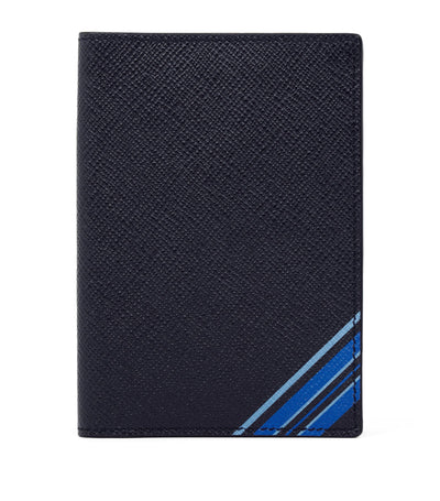 Smythson Panama Skinn Stripe Passholder