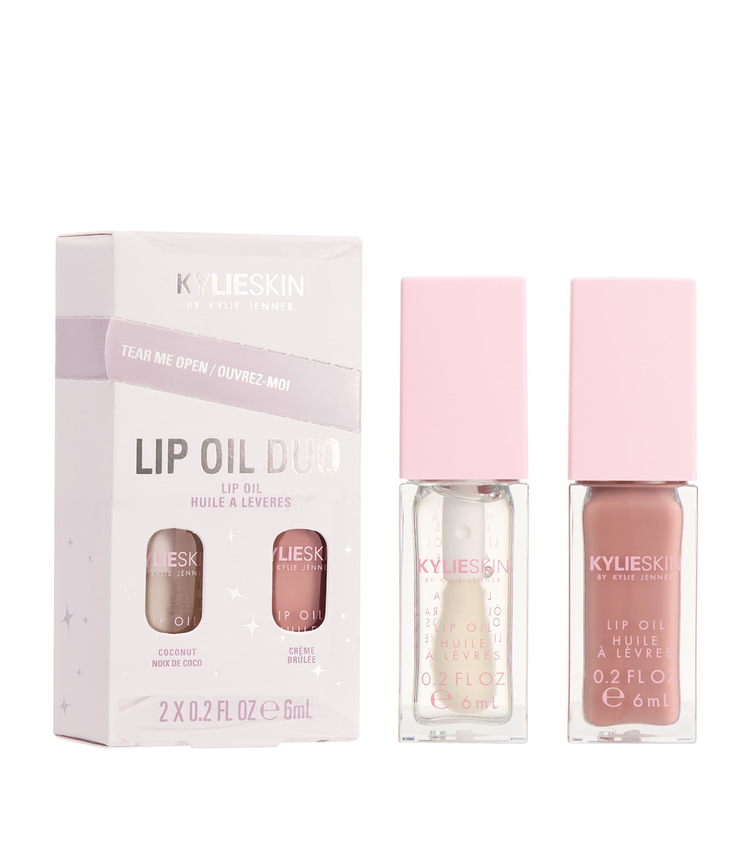 Kylie Cosmetics lip oil duo, UK version