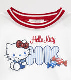 Monnalisa cotton T-shirt and skirt set with rhinestone details for children 2-12 years, imported from the UK