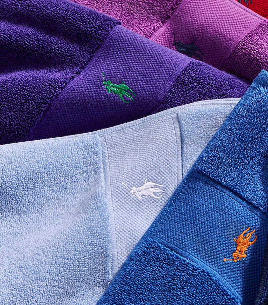 Ralph Lauren Polo Player guest towel 40cm x 75cm, imported from the UK