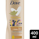 Dove Visible Glow tan lotion Light Medium 400ml - British product