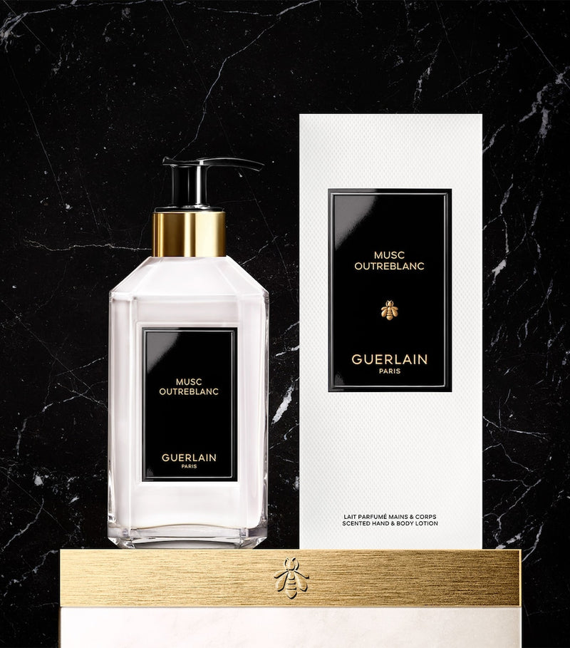 Guerlain scented hand and body lotion with white musk 300ml, UK version