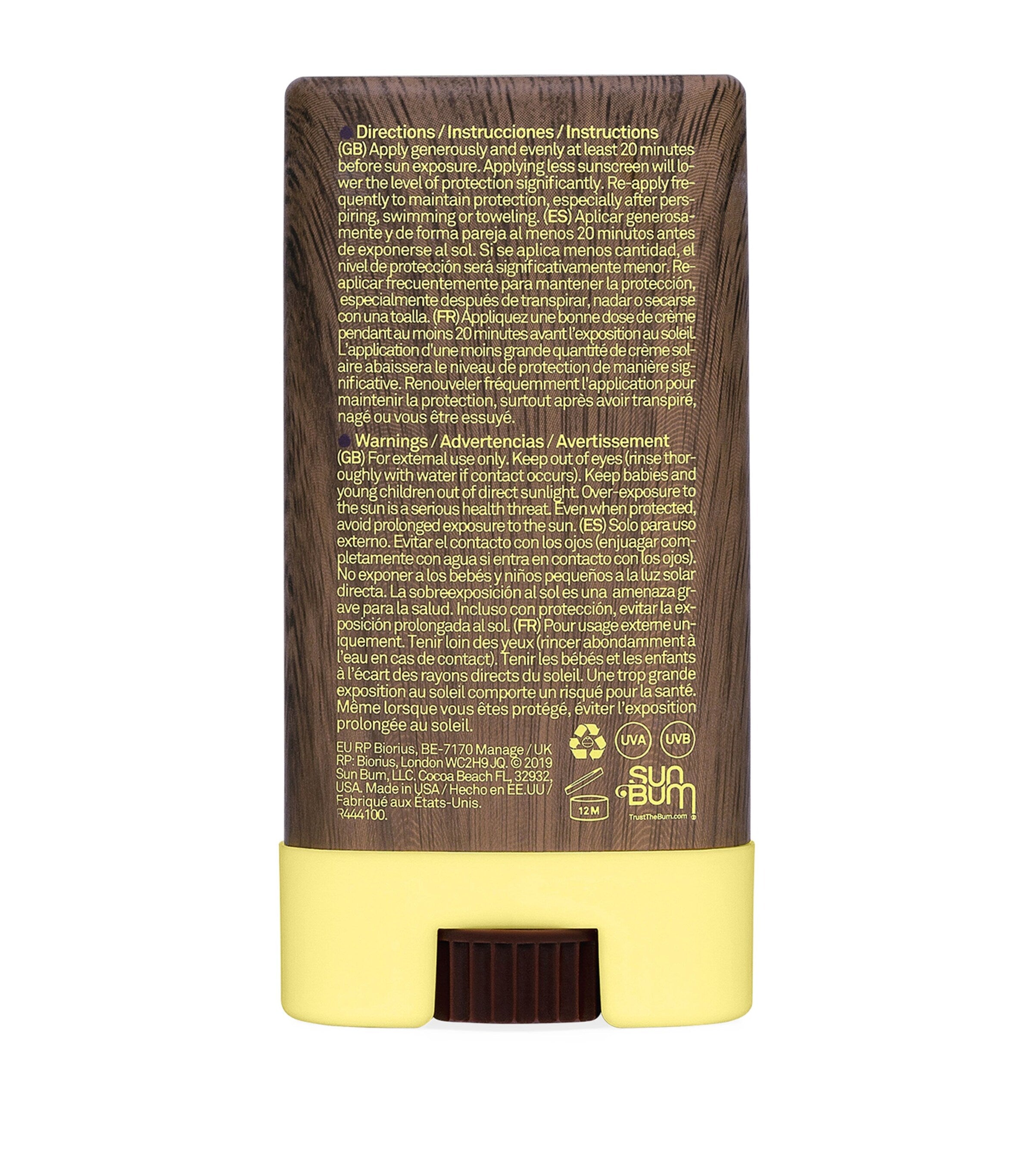 Sun Bum Original SPF 30 Face Stick (13g)