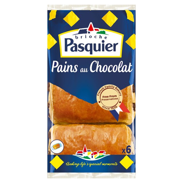 Brioche Pasquier Pain au Chocolat   6 per pack - McGrocer