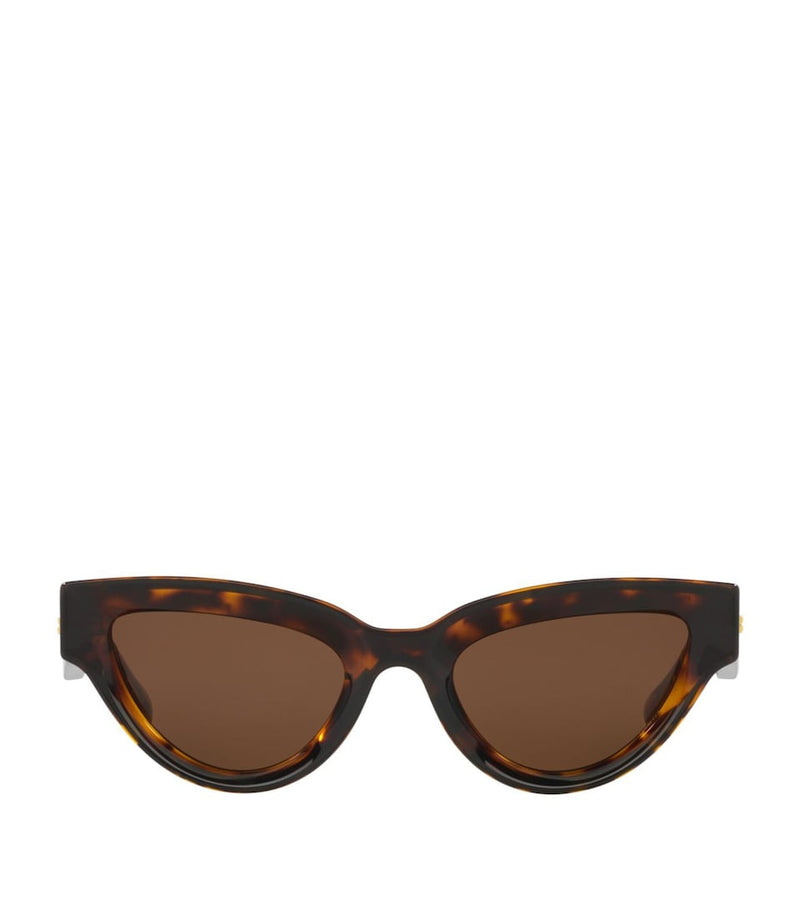 Timeless Gold-Tone Sunglasses with Recycled Acetate Frame