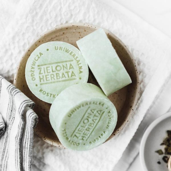 Ministerstwo Green Tea Hair & Body Bar 85g, imported from the UK