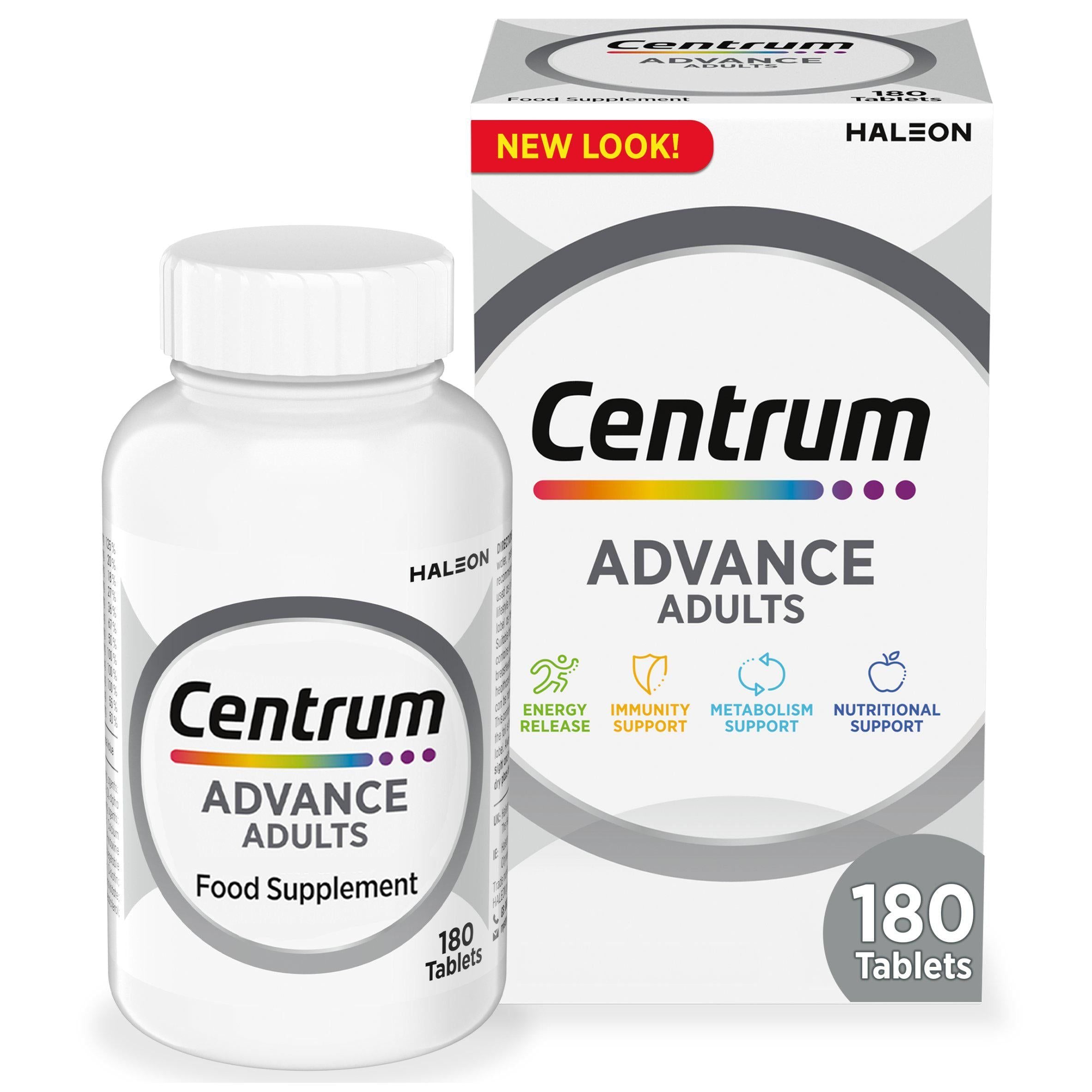 Centrum Advance Multivitamins &amp;amp; Vitamin Tablets x180