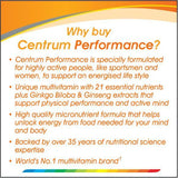 Centrum Performance Multivitamins - 30 Tablets