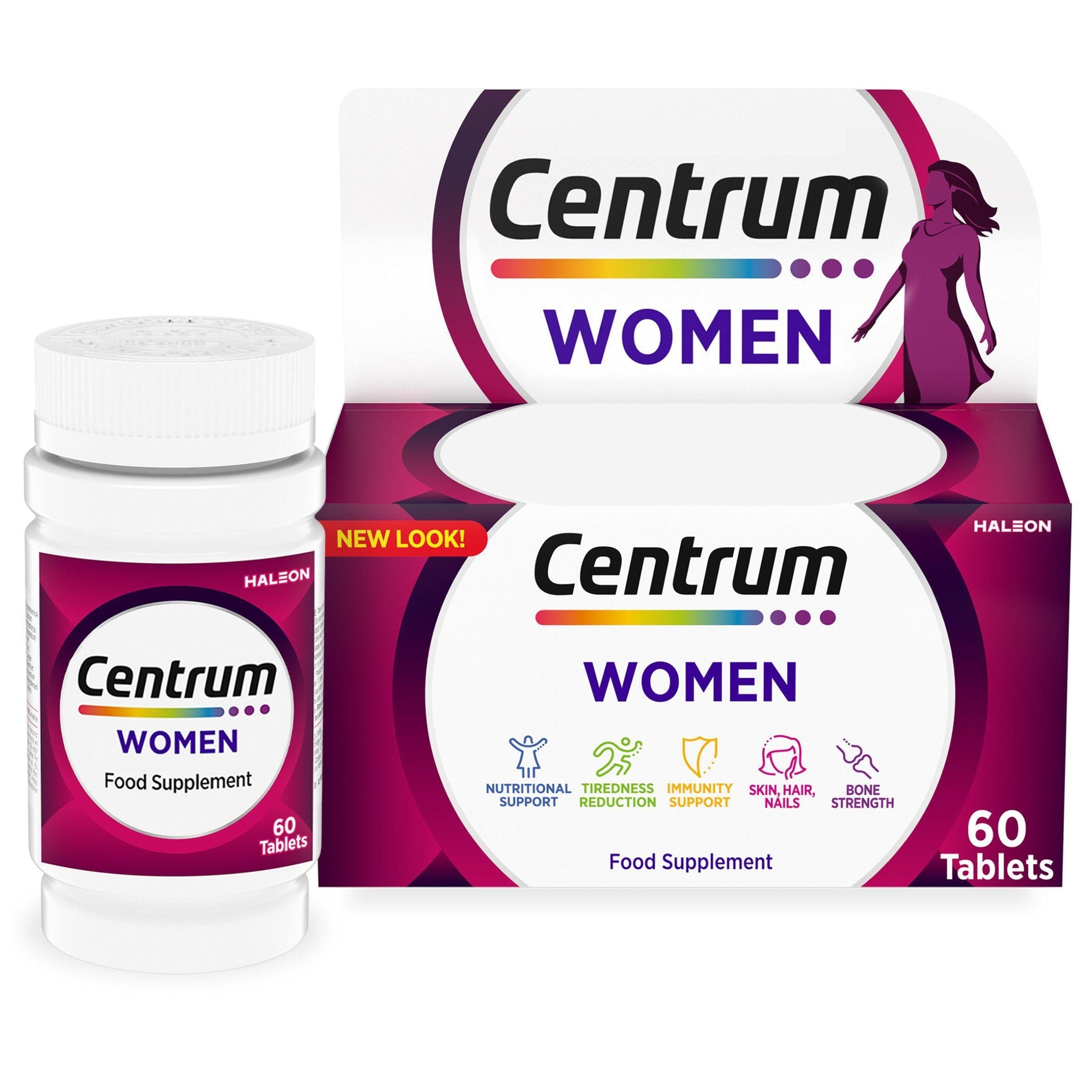 Centrum Women Multivitamins &amp;amp; Vitamin Tablets x60