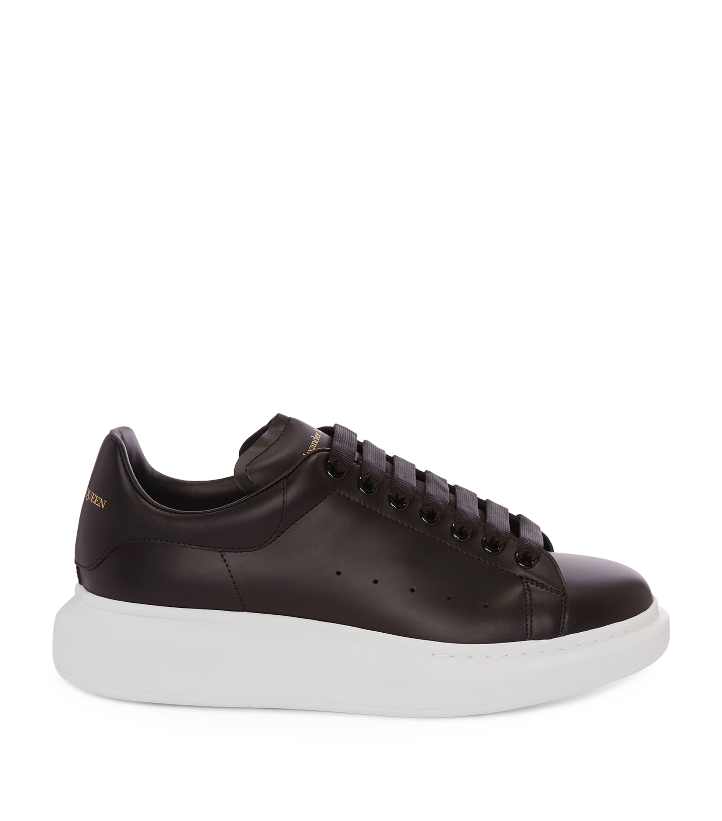 Alexander McQueen leather oversized sneakers, imported from the UK