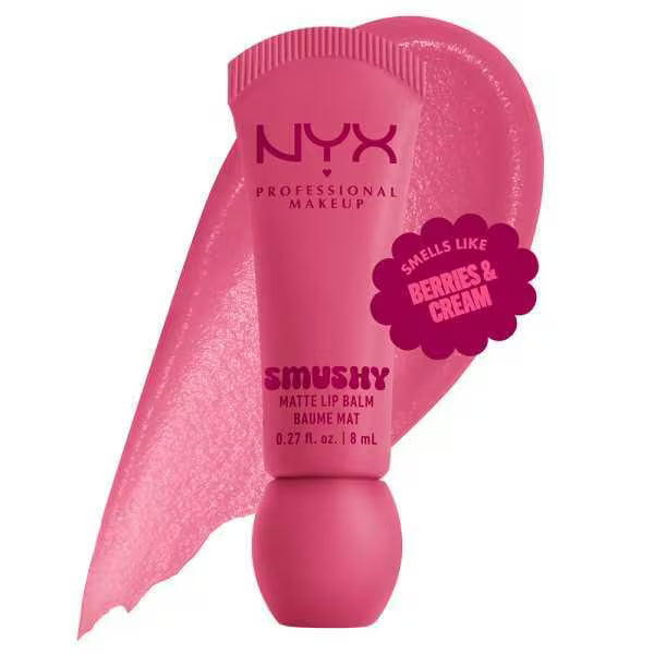 NYX Professional Makeup Smushy Matte Lip Balm Swipe Sesh, imported from the UK