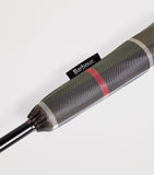 Barbour tartan telescopic umbrella with wooden handle - British product