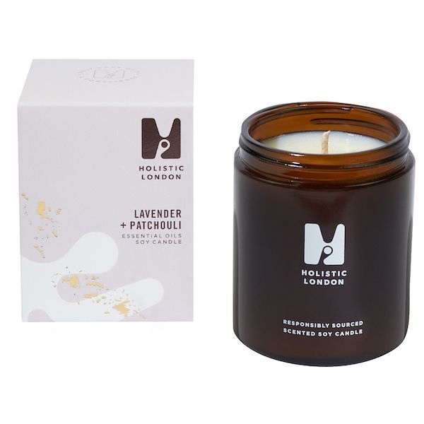 Holistic London scented candle lavender patchouli 180ml, UK version