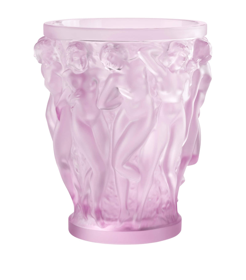 Lalique Crystal Bacchantes Vase (32cm)