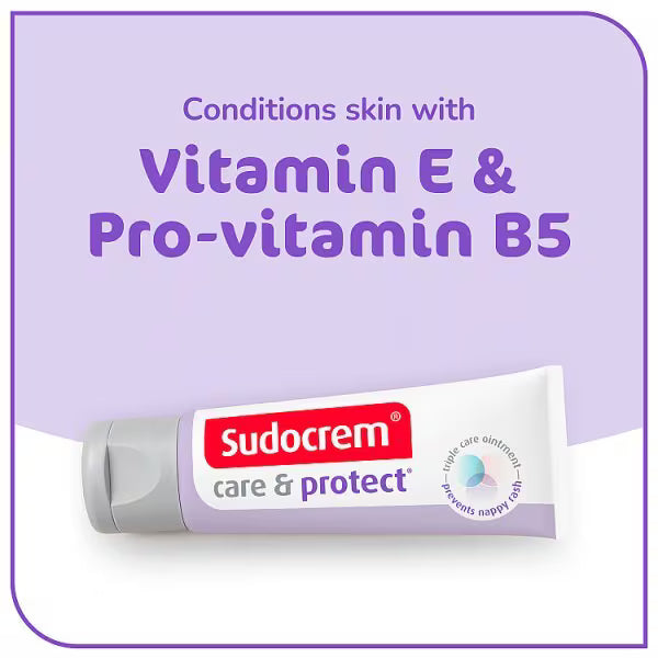 Sudocrem Nappy Cream Care and Protect 100g (British brand)