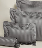 Pratesi square Oxford striped pillowcase 65cm x 65cm, imported from the UK