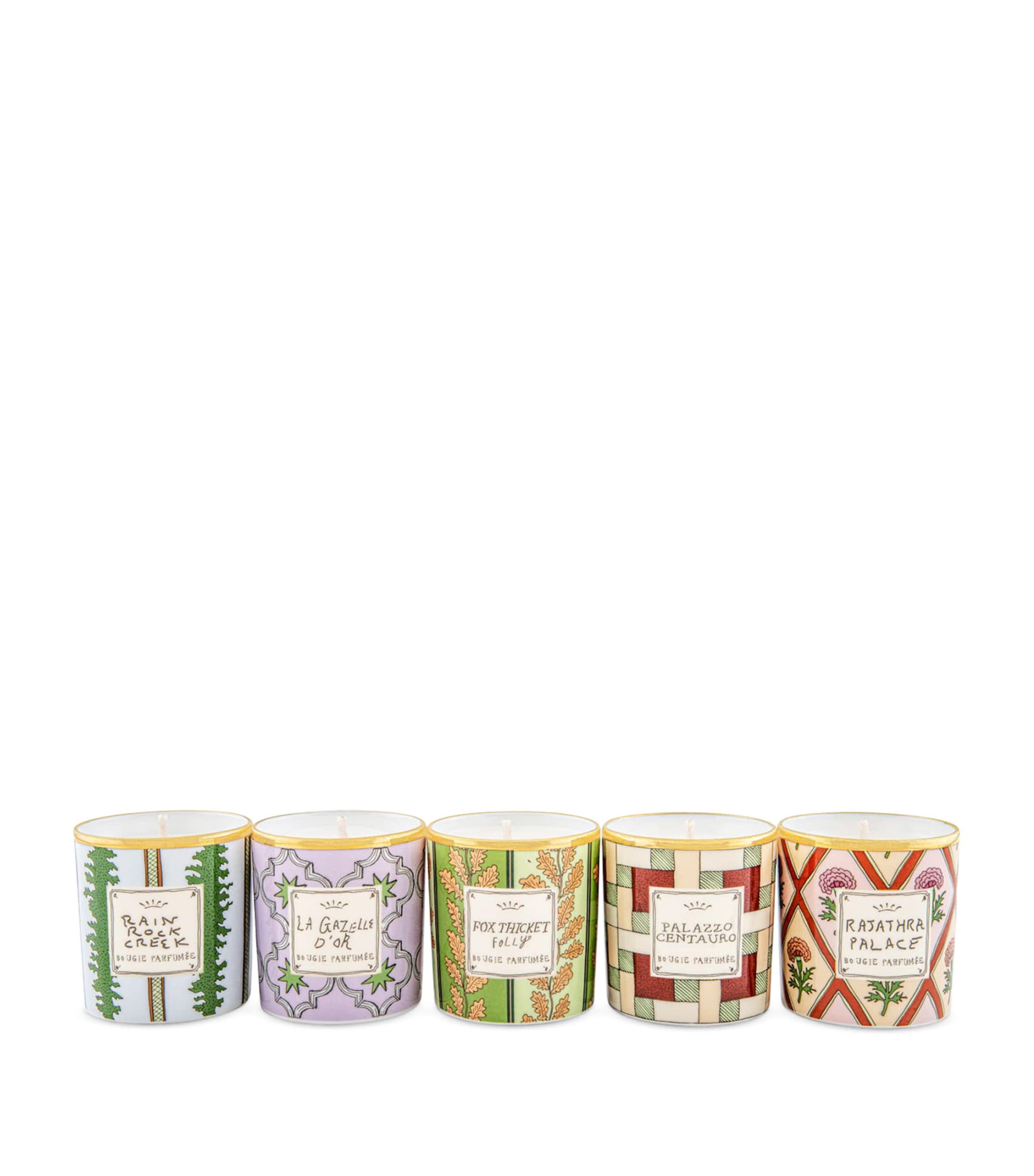 GINORI 1735 scented candles set of 5, UK version