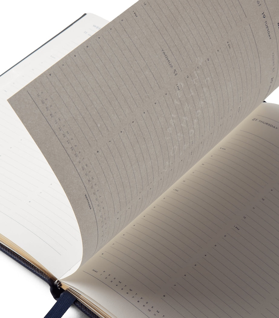 Smythson Leather Kings Vertical 2026 Diary