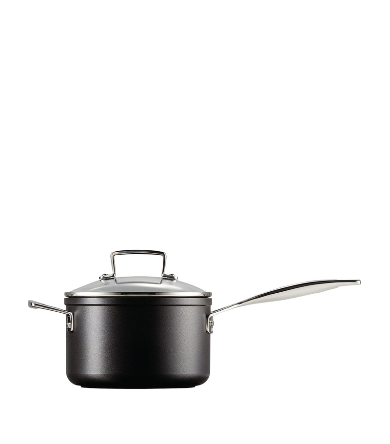 Le Creuset toughened non-stick sauce pans set of 3, UK version