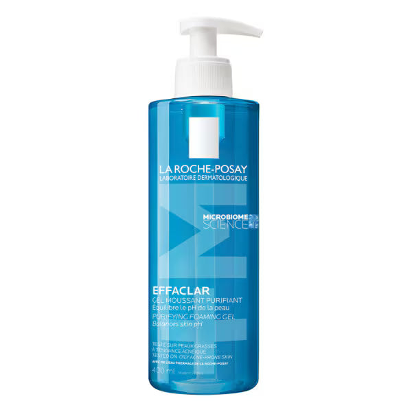 La Roche-Posay Effaclar Foaming Gel Cleanser 400ml, UK version